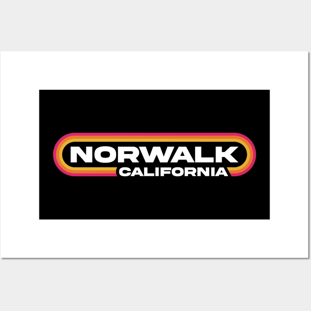 Norwalk California V2 Wall Art by Sachpica